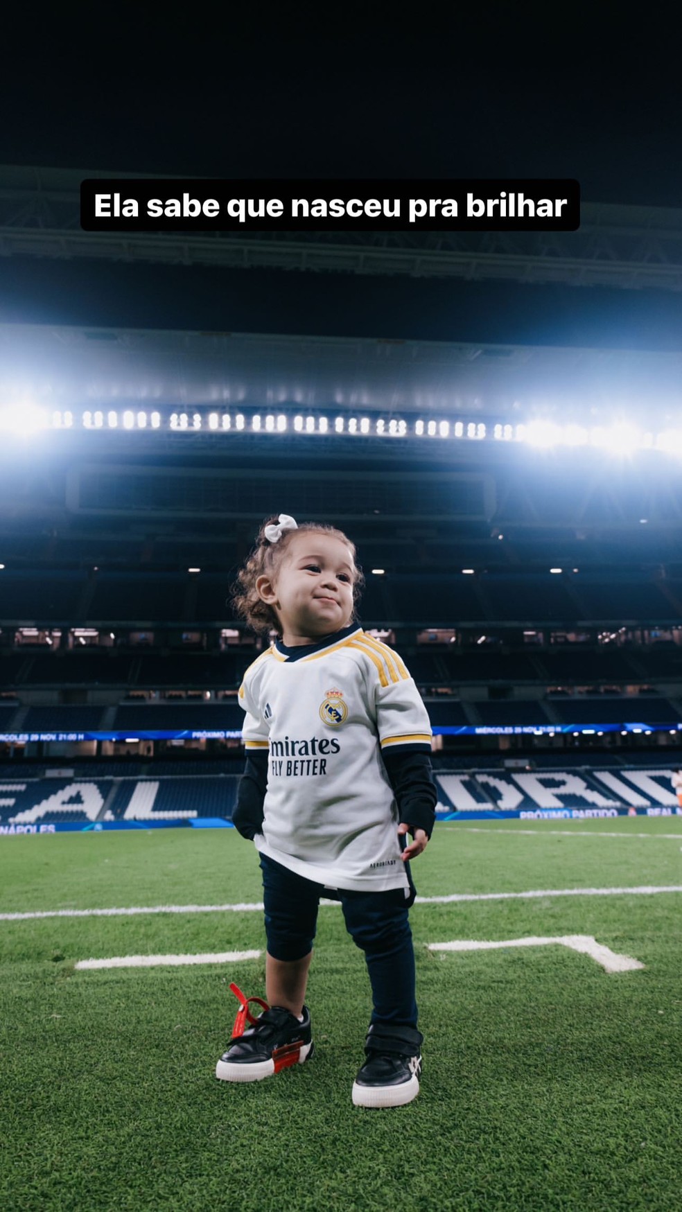 Cec&iacute;lia, filha de Karoline Lima e &Eacute;der Milit&atilde;o &mdash; Foto: Instagram