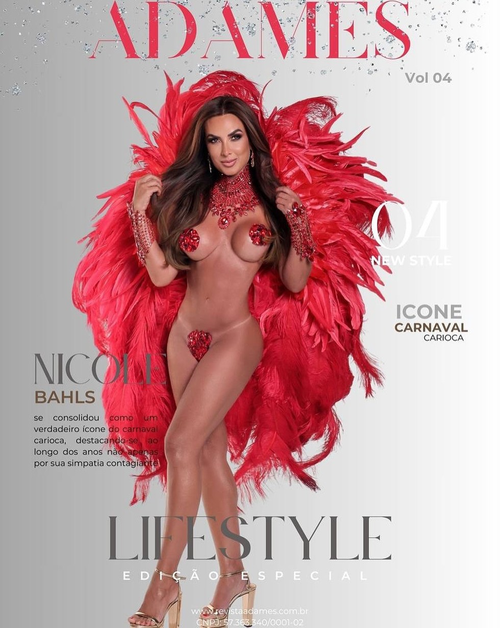 Nicole Bahls — Foto: Vinny Nunes/Divulgação/Revista Adames