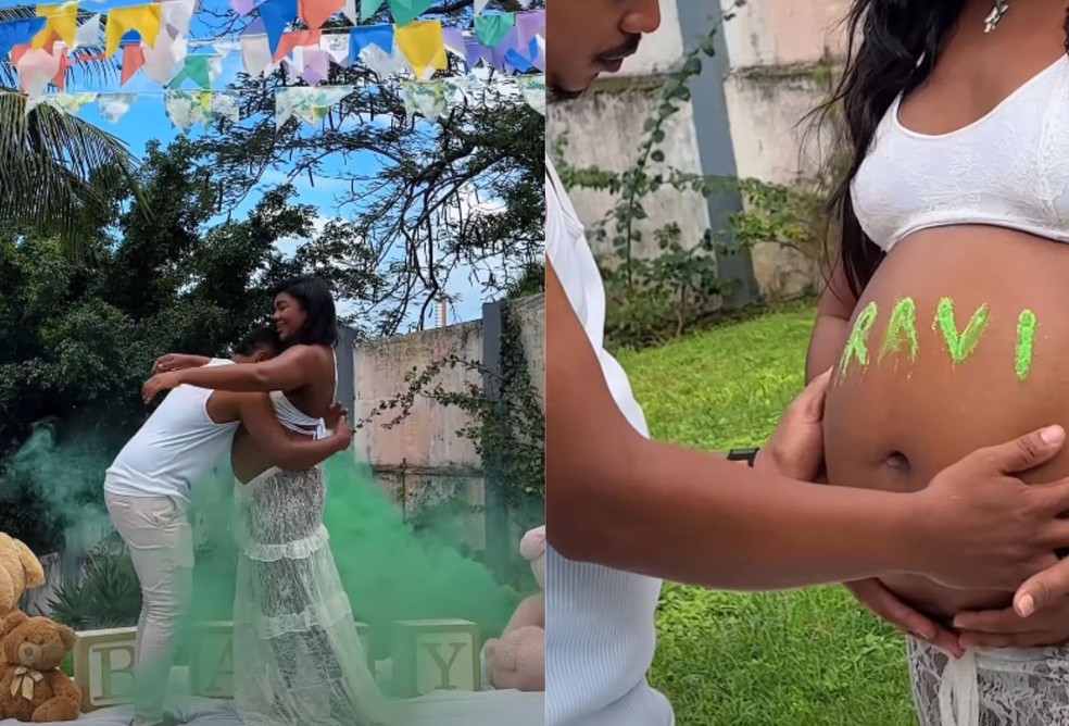 Chá revelação de Raquel Brito — Foto: Reprodução/Instagram