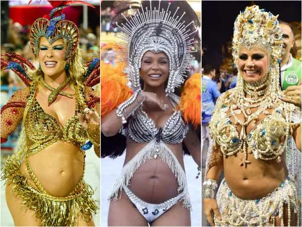  Lore Improta e mais famosas que desfilaram gr&aacute;vidas e foram campe&atilde;s