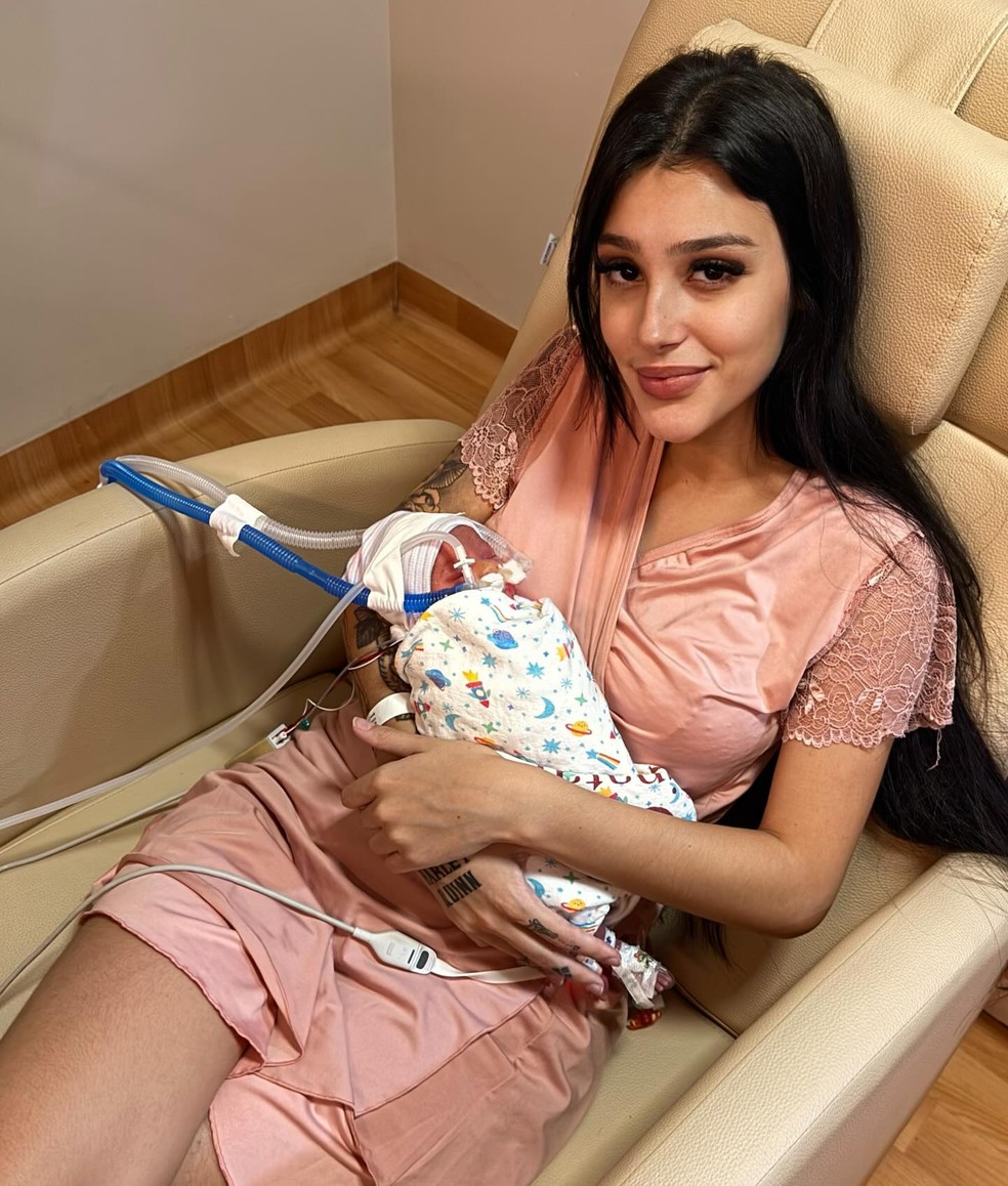 Bia Miranda e a filha, Maysha &mdash; Foto: Reprodu&ccedil;&atilde;o/Instagram