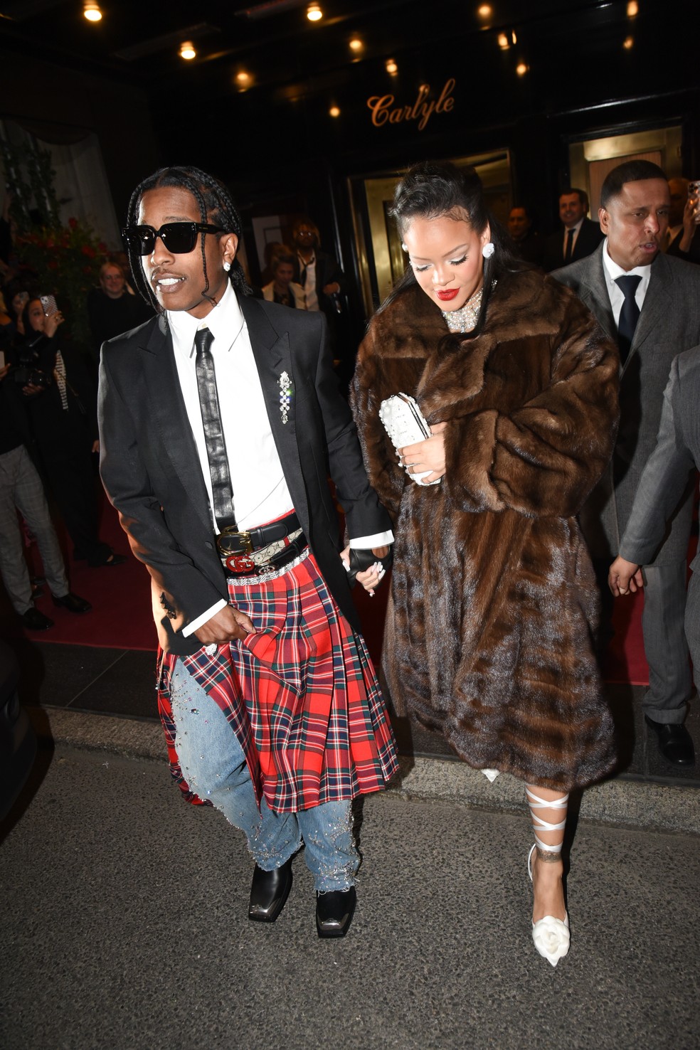 A$AP Rocky e Rihanna — Foto: Getty Images