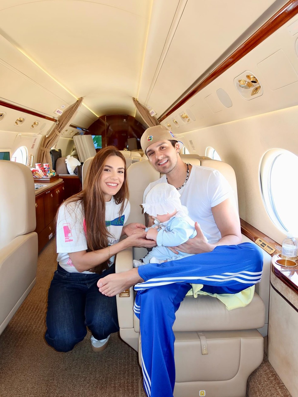 Luan Santana e Jade Magalh&atilde;es s&atilde;o pais de Serena &mdash; Foto: Reprodu&ccedil;&atilde;o | Instagram