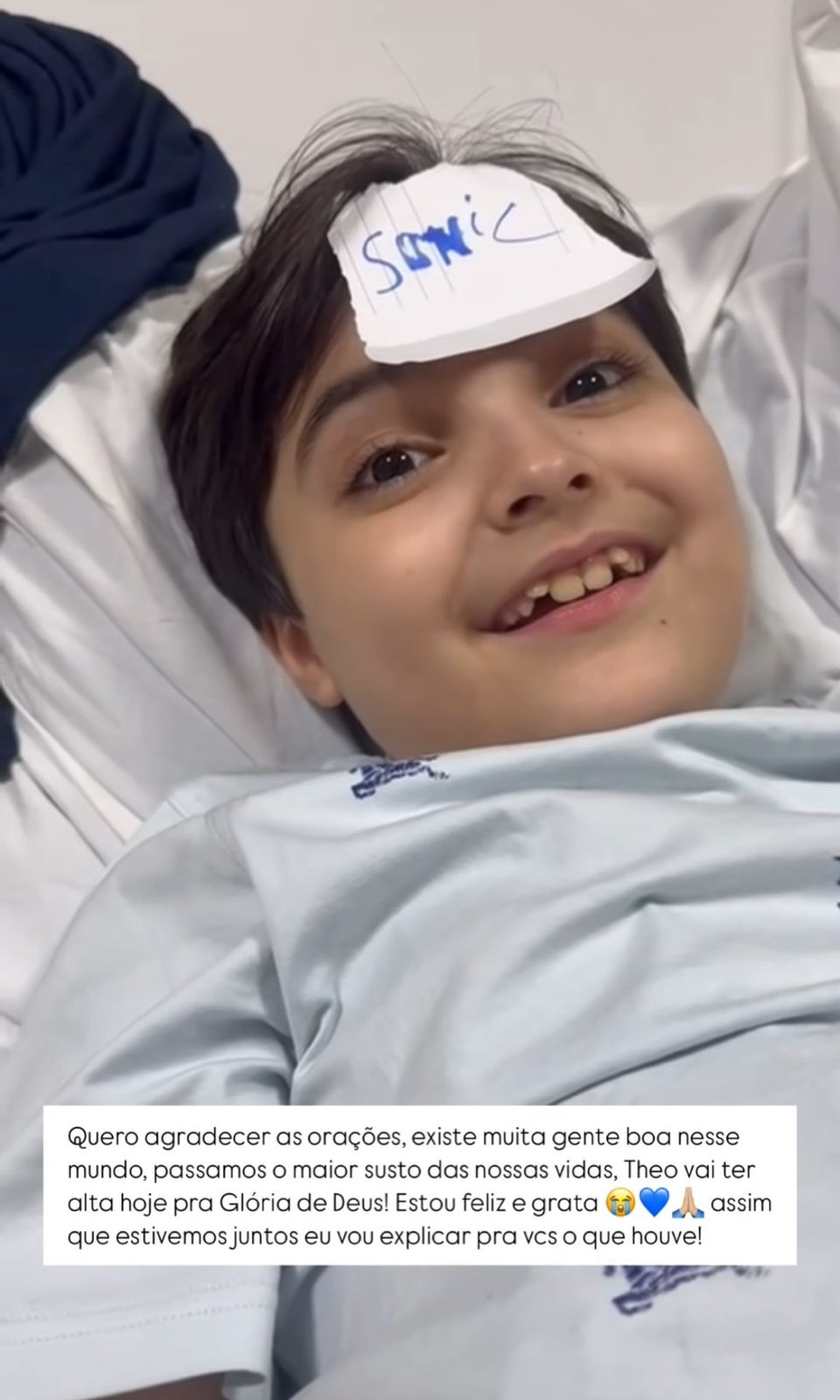 Manu Bahtidão mostra filho na UTI — Foto: Reprodução/Instagram