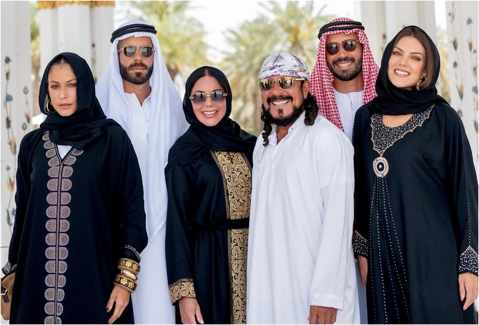 Mari Gonzalez est&aacute; em Abu Dhabi com Pipo Marques e fam&iacute;lia &mdash; Foto: Reprodu&ccedil;&atilde;o/Instagram