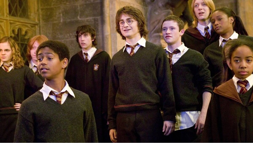 Alfred Enoch em cena de Harry Potter