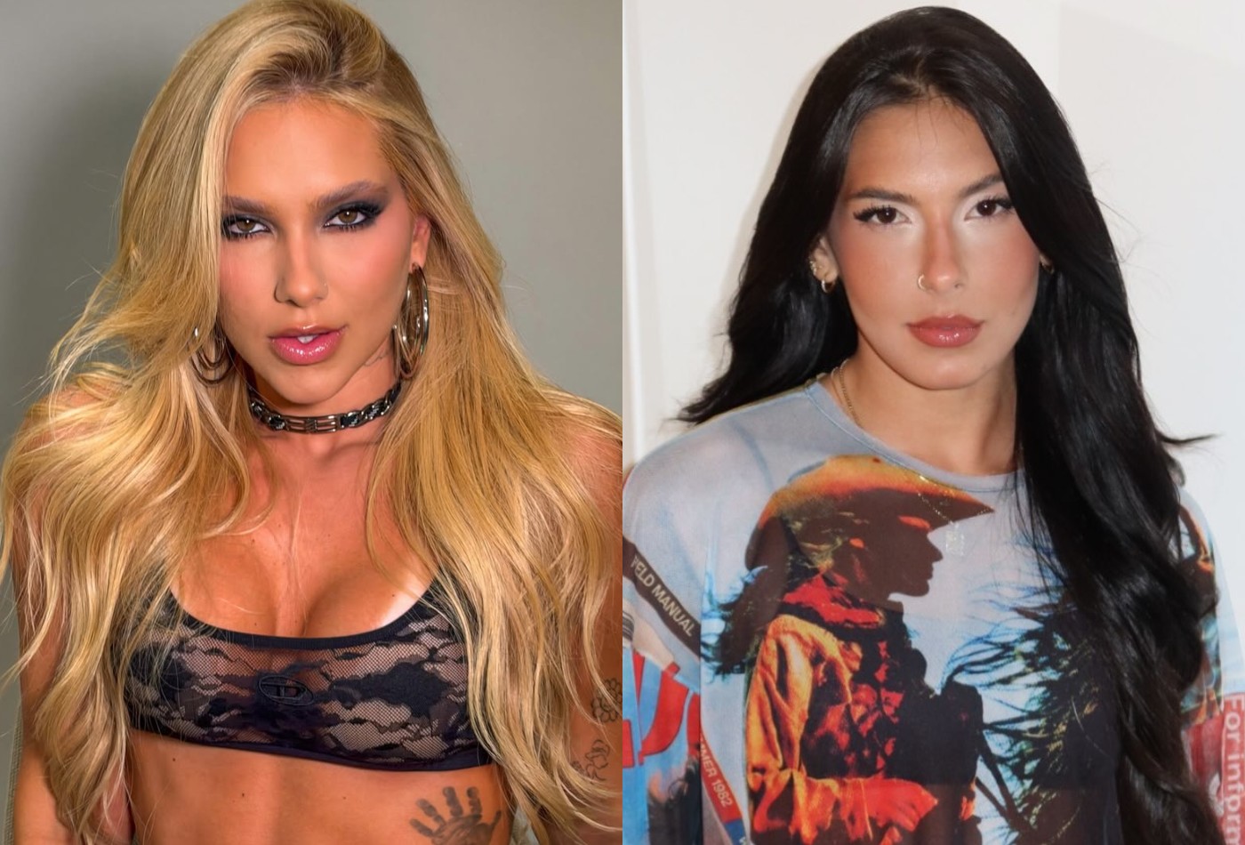 Virginia Fonseca e Ana Castela apostam no mesmo piercing de umbigo; confira! - Foto