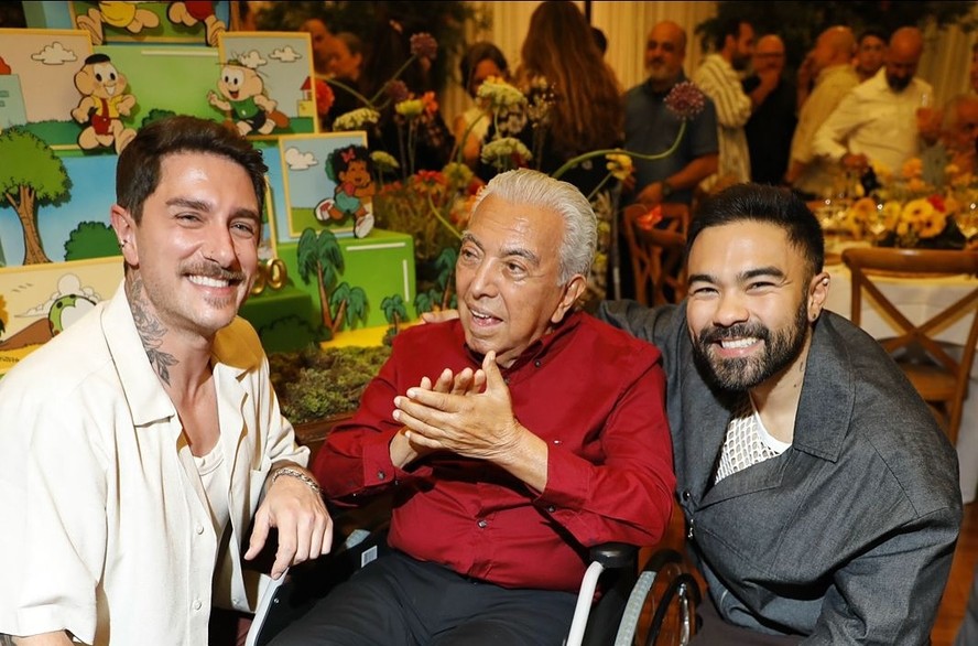 Rafael Piccin, Mauricio de Sousa e Mauro Sousa