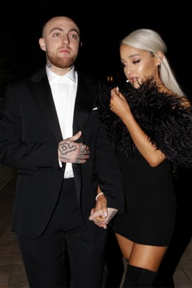 Mac Miller e Ariana Grande, quando namoravam em 2018