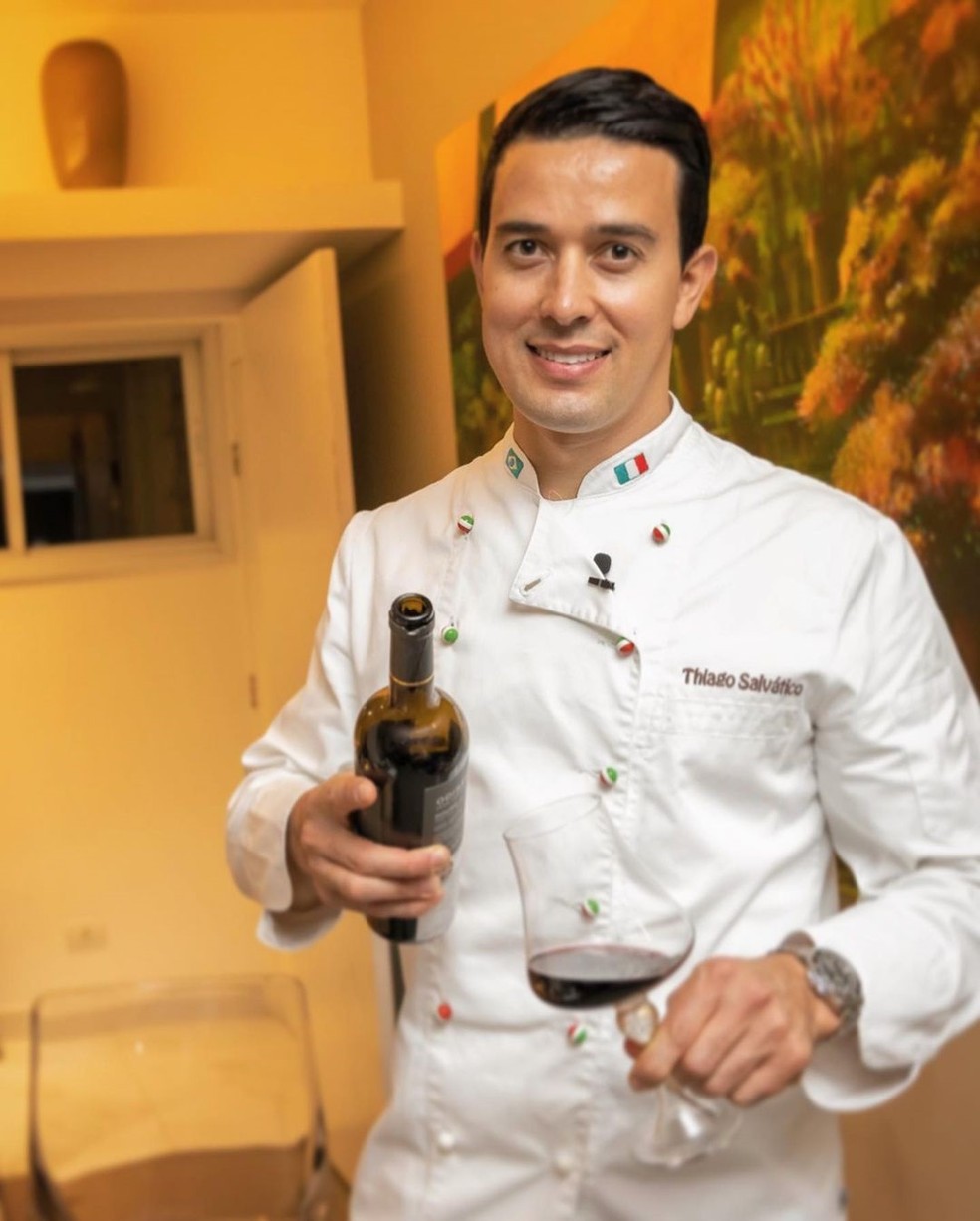 Thiago Salvático é chef  — Foto: Reprodução/Instagram
