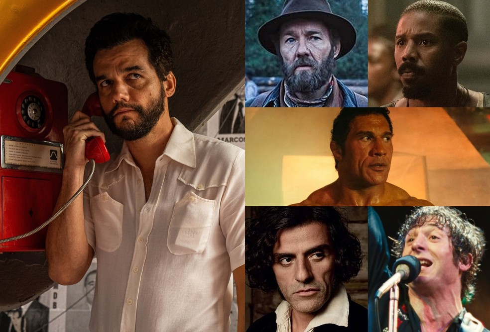 Wagner Moura e seus concorrentes no Globo de Ouro — Foto: Divulgação