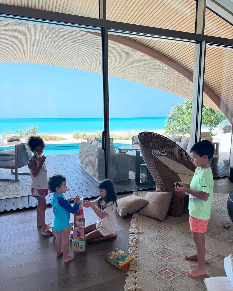 Filhos de Cristiano Ronaldo — Foto: Reprodução/Instagram