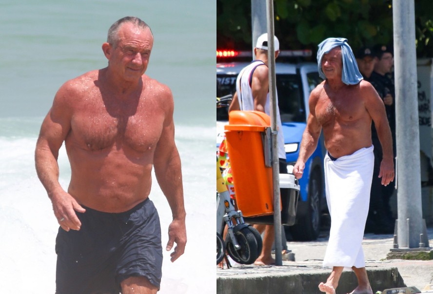 Robert F. Kennedy Jr., sogro de Giulia Be, está no Brasil para acompanhar o casamento da cantora com o Conor Kennedy, filho do político norte-americano