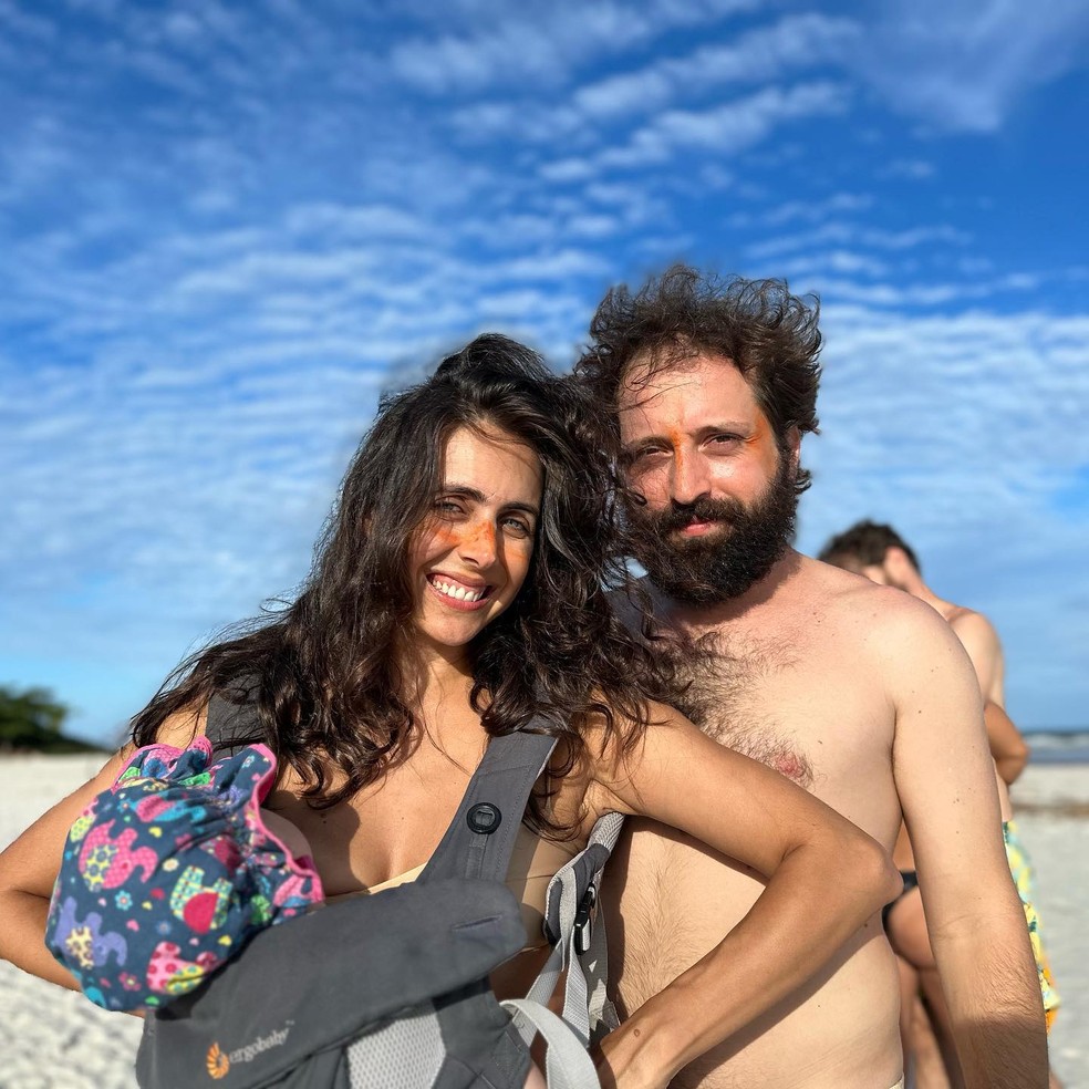 Gregório Duvivier e Giovanna Nader — Foto: Reprodução / Instagram