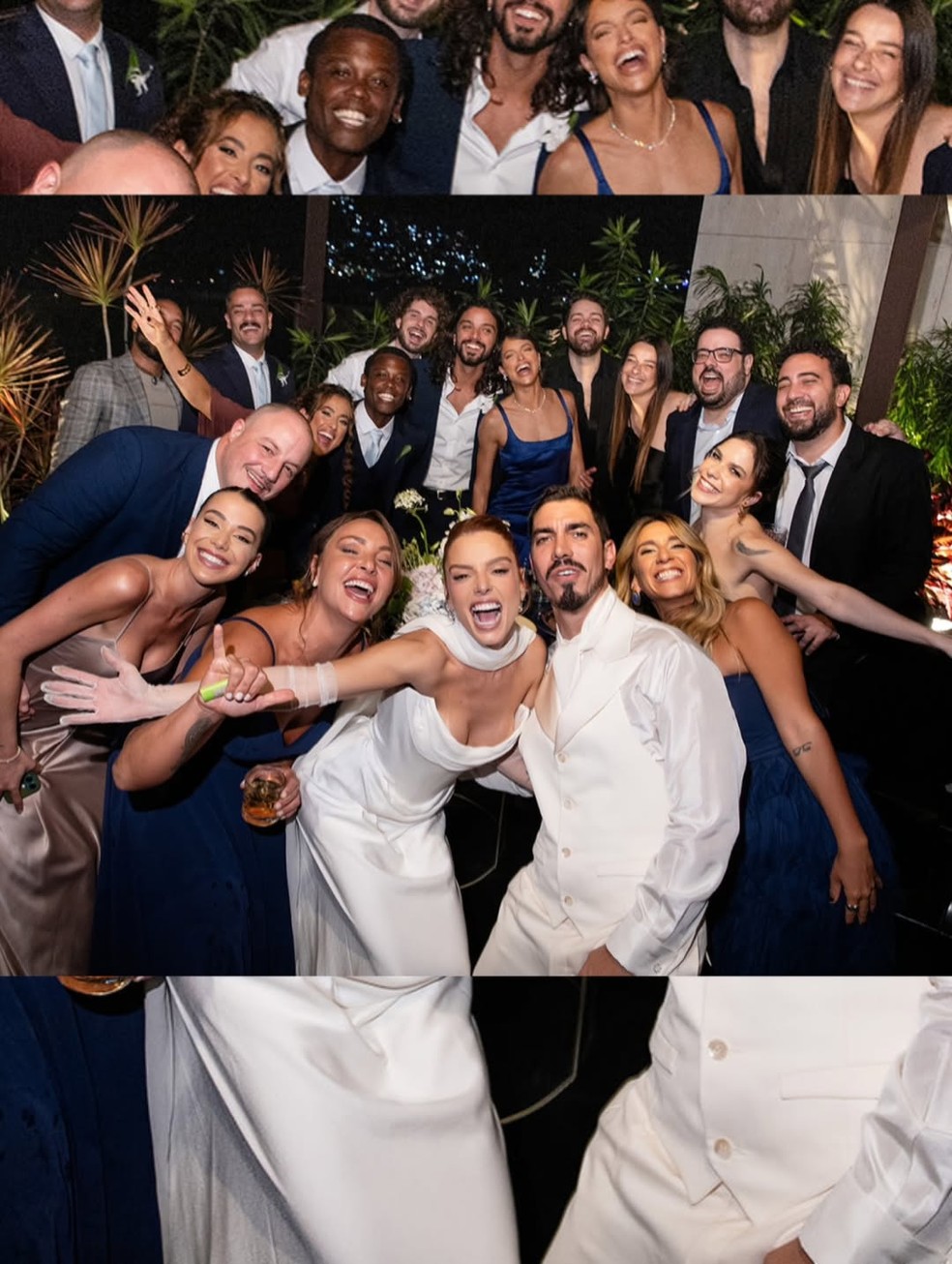 Maicon Rodrigues compartilha cliques do casamento de Giovanna Lancellotti e Gabriel David — Foto: Reprodução/Instagram
