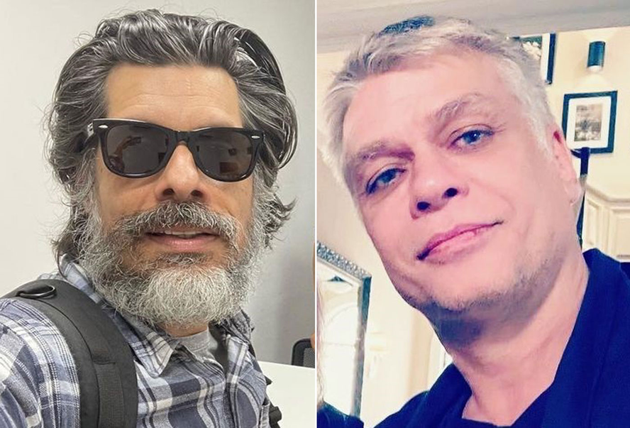 Daniel Alvim agride Fabio Assunção no meio da rua, em São Paulo