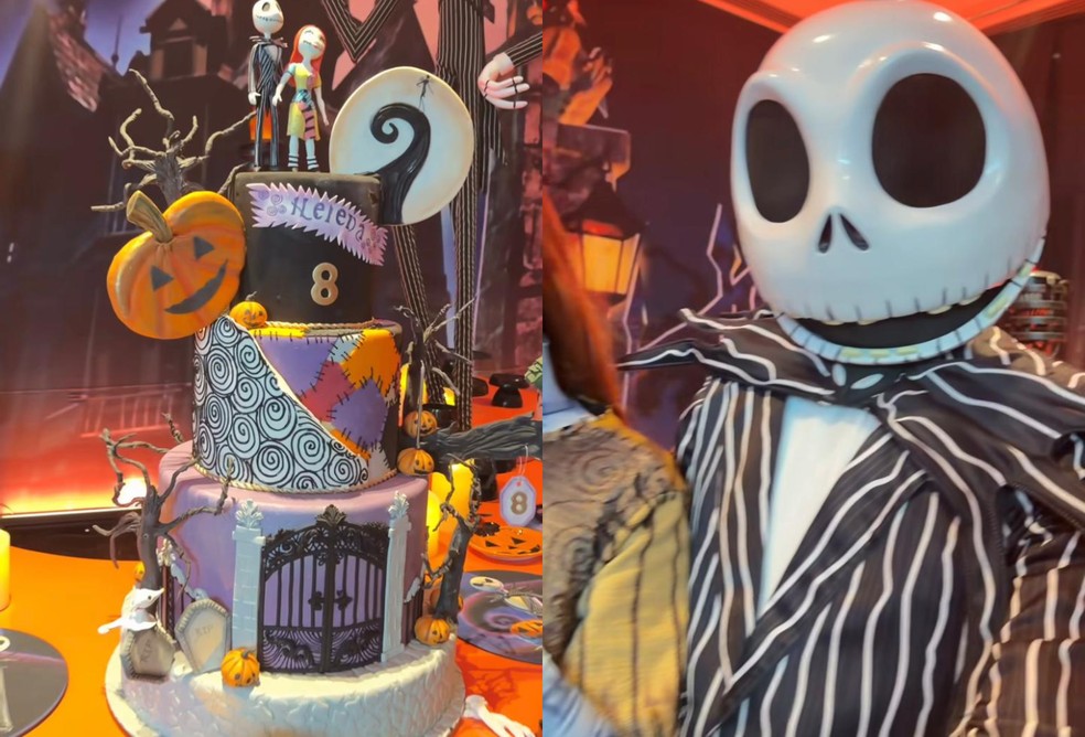 Tema escolhido por Helena, filha de Ivete: O Estranho Mundo de Jack — Foto: Reprodução/ Instagram