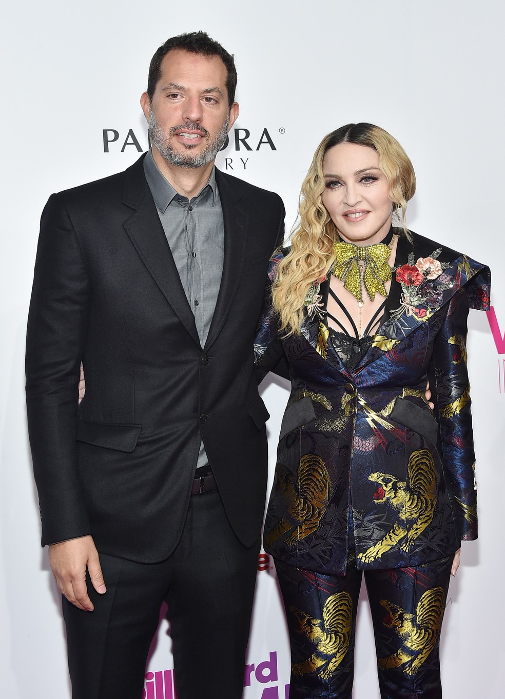 Madonna e seu empresário, Guy Oseary — Foto: Getty Images