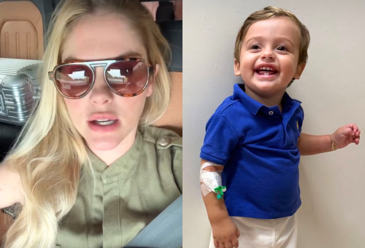 Bárbara Evans fornece atualização sobre o estado de saúde do filho após incidente com escorpião