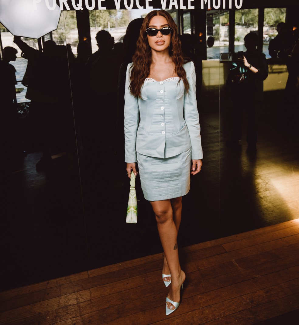 Anitta em Paris — Foto: Paul Fogiel