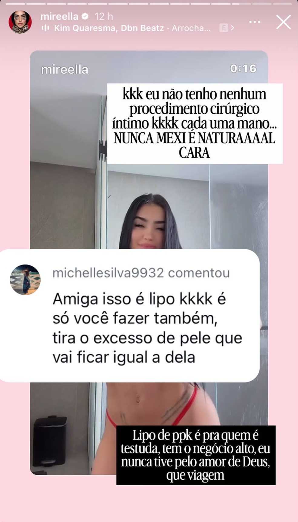 Post de MC Mirella &mdash; Foto: Reprodu&ccedil;&atilde;o | Instagram