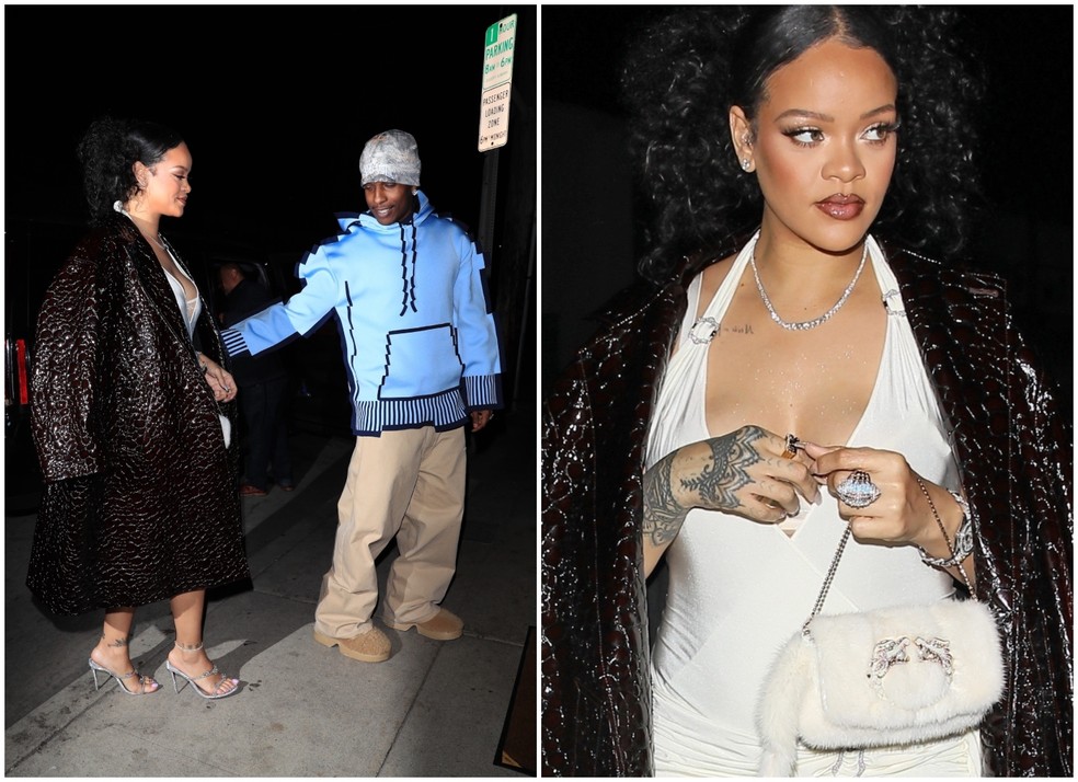 Rihanna e ASAP Rocky — Foto: The Grosby Group