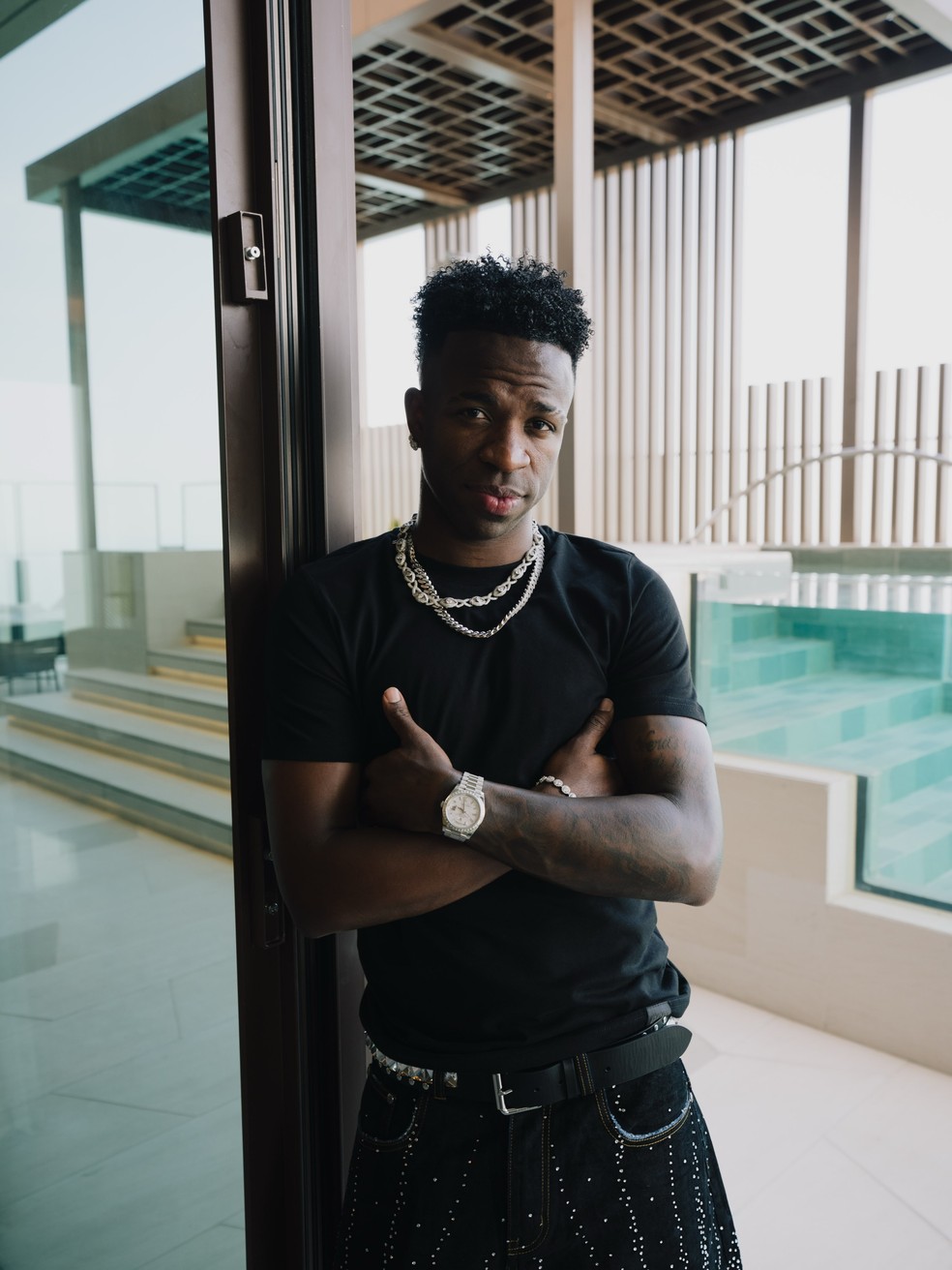 Vini Jr. abriu álbum em Dubai — Foto: Reprodução/Instagram