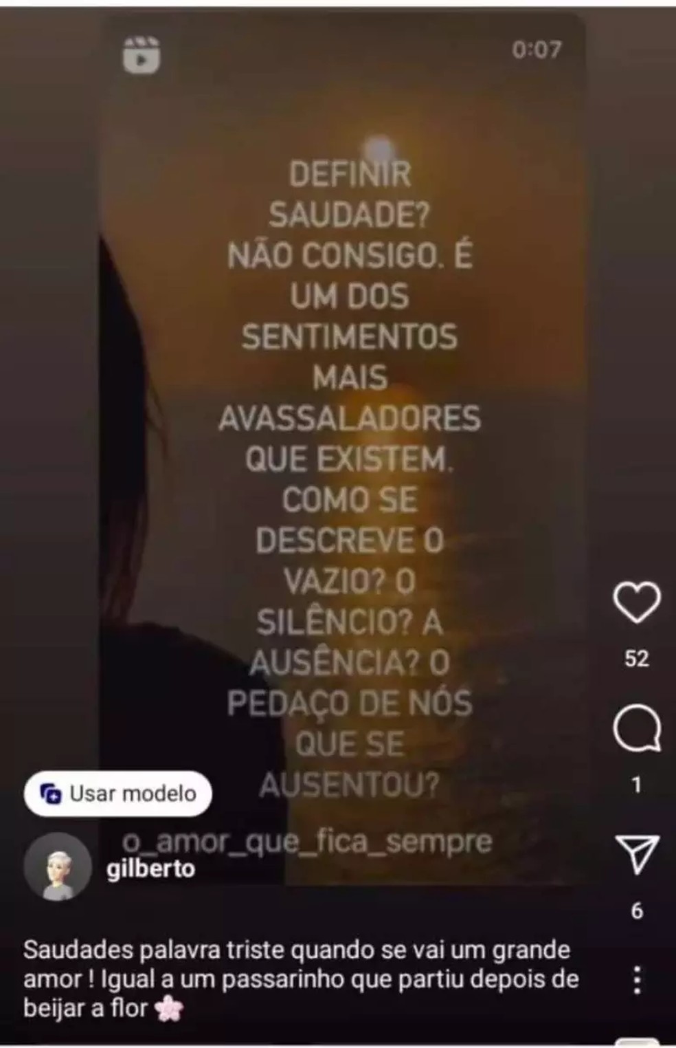 Post de Gilberto Elias, pai de Larissa Manoela &mdash; Foto: Reprodu&ccedil;&atilde;o/Instagram