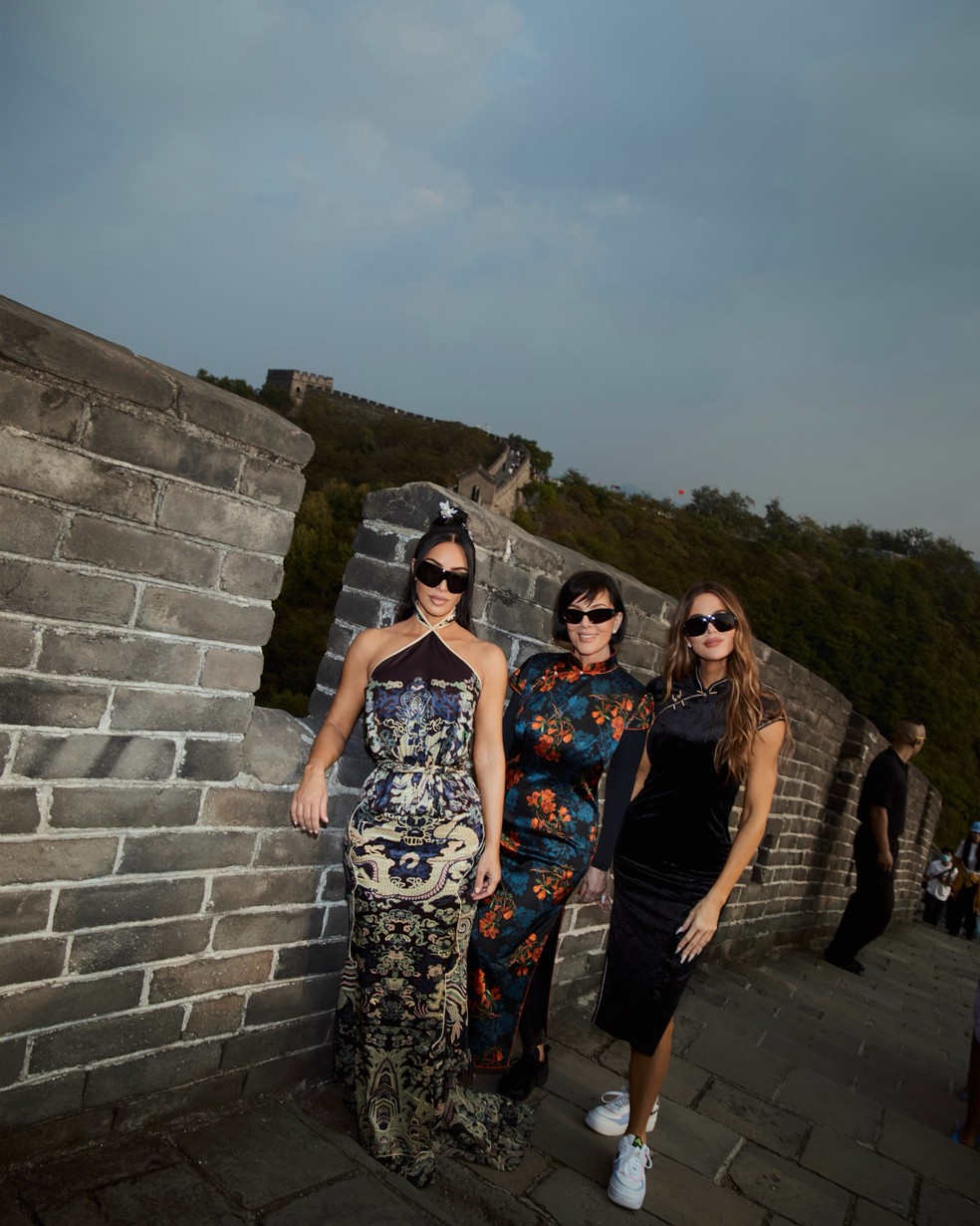 Kim Kardashian curte viagem na China — Foto: Reprodução/Instagram