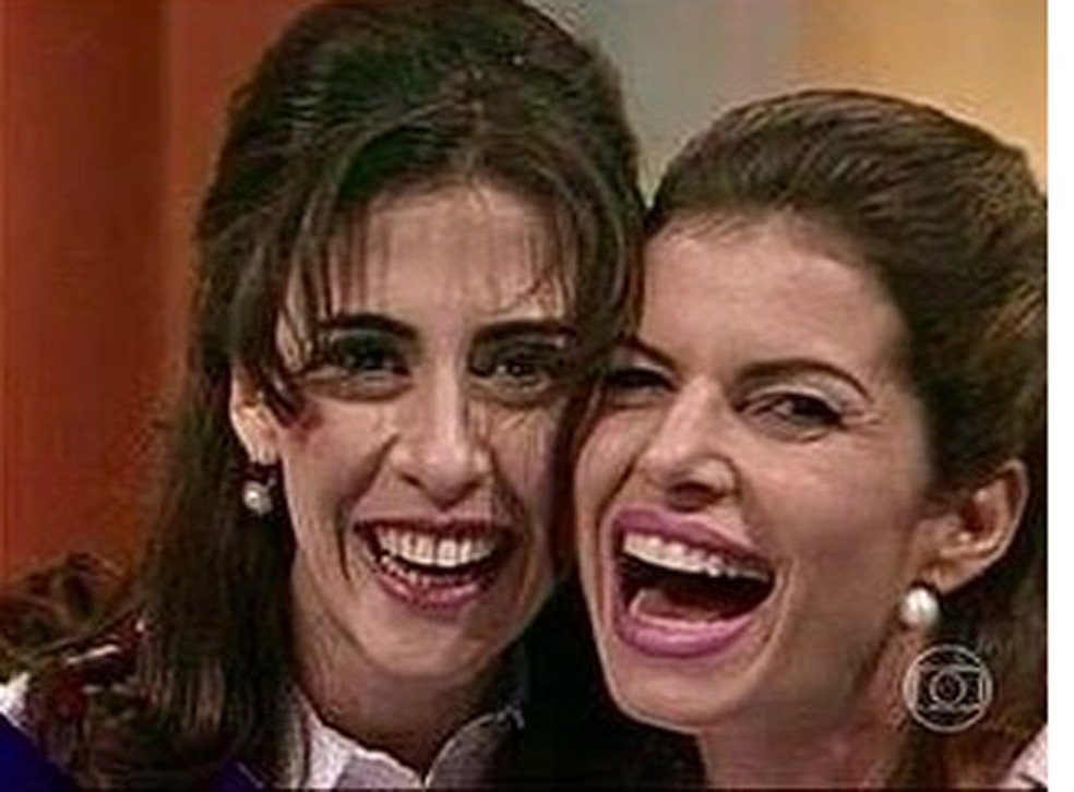 Fernanda Torres e Débora Bloch em 1998 — Foto: Reprodução/Instagram