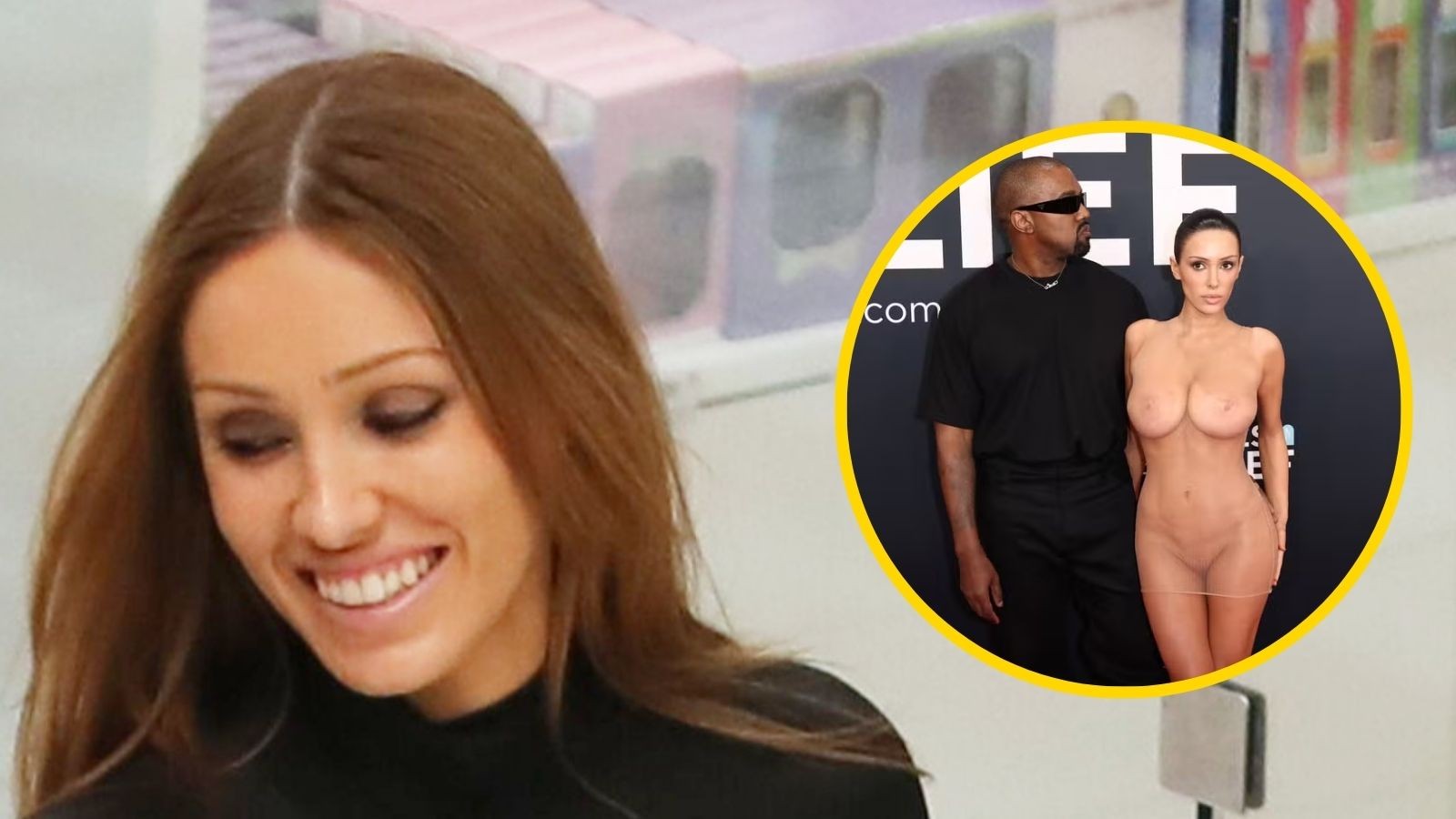 Esposa de Kanye West abre mão de looks sensuais e sai 