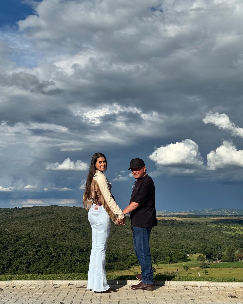 Amado Batista e Calita Fran Souza — Foto: Reprodução/Instagram