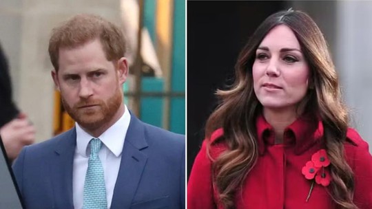 Príncipe Harry está 'preocupado' com Kate Middleton, diz fonte
