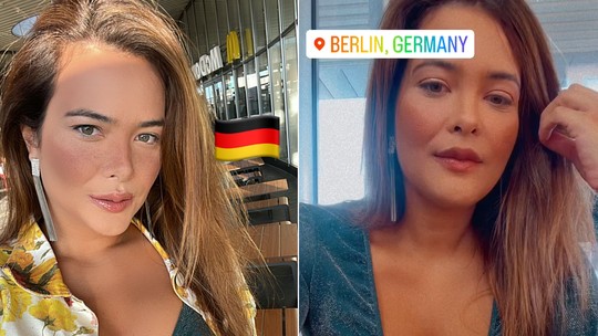 Geisy Arruda viaja para Alemanha e se empolga: 'Muito homem bonito, uns loiros de 2 metros'