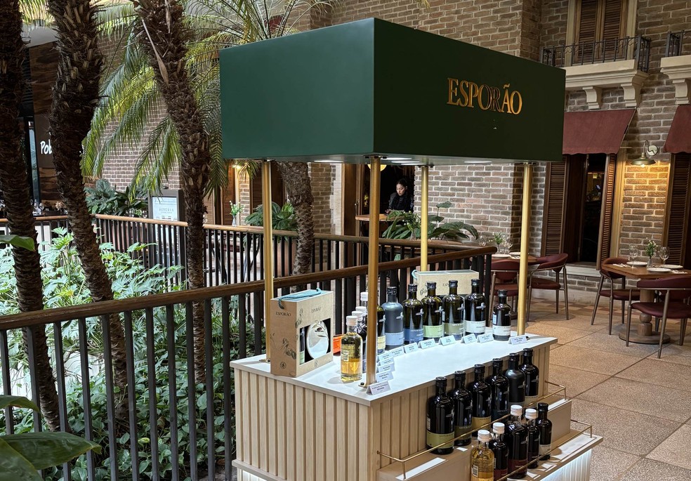 Esporão abre pop-up de azeites no Shopping Cidade Jardim — Foto: Divulgação