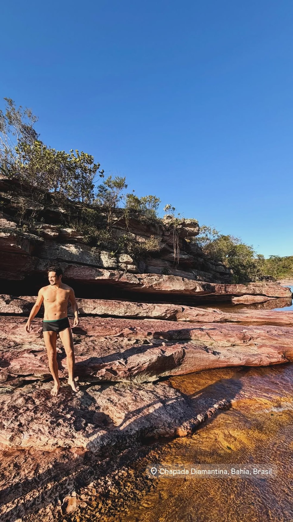 Danilo Mesquista está na Chapada Diamantina — Foto: Reprodução/Instagram