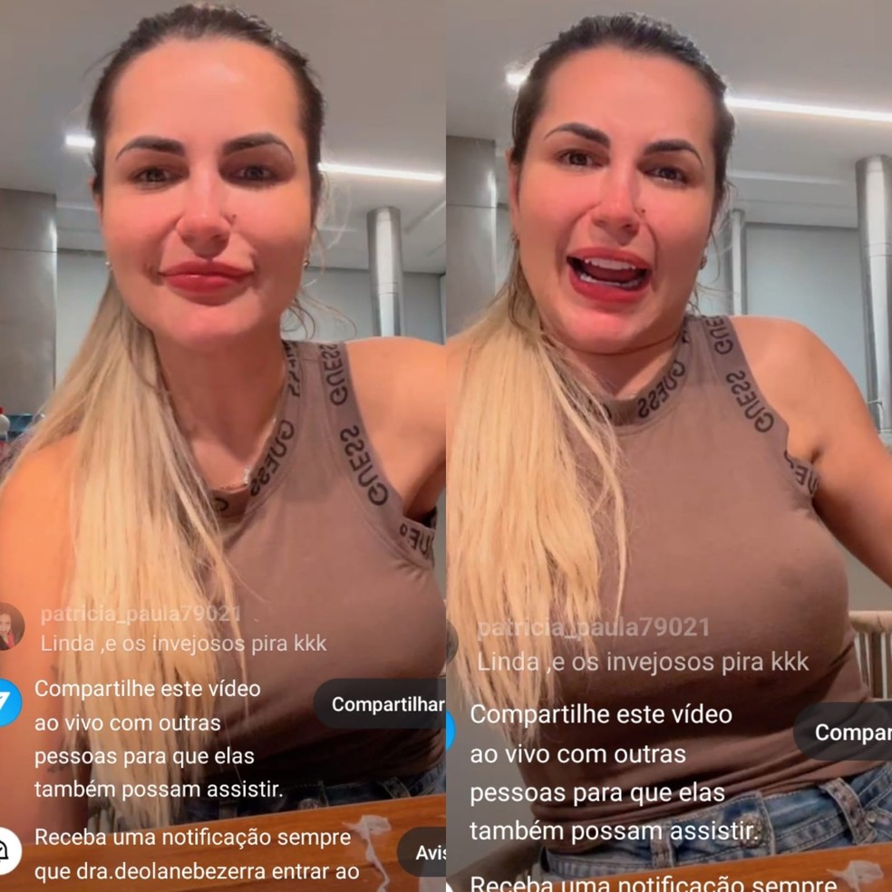Deolane Bezerra faz live após deixar a prisão: Querem me derrubar, mas sou  amada