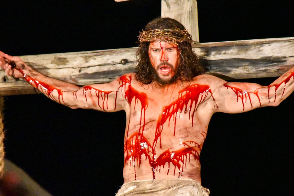 José Loreto como Jesus Cristo — Foto: Felipe Souto Maior/AgNews