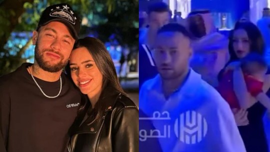 Bruna Biancardi vai à jogo de Neymar na Arábia Saudita com Mavie em meio a rumores de reconciliação