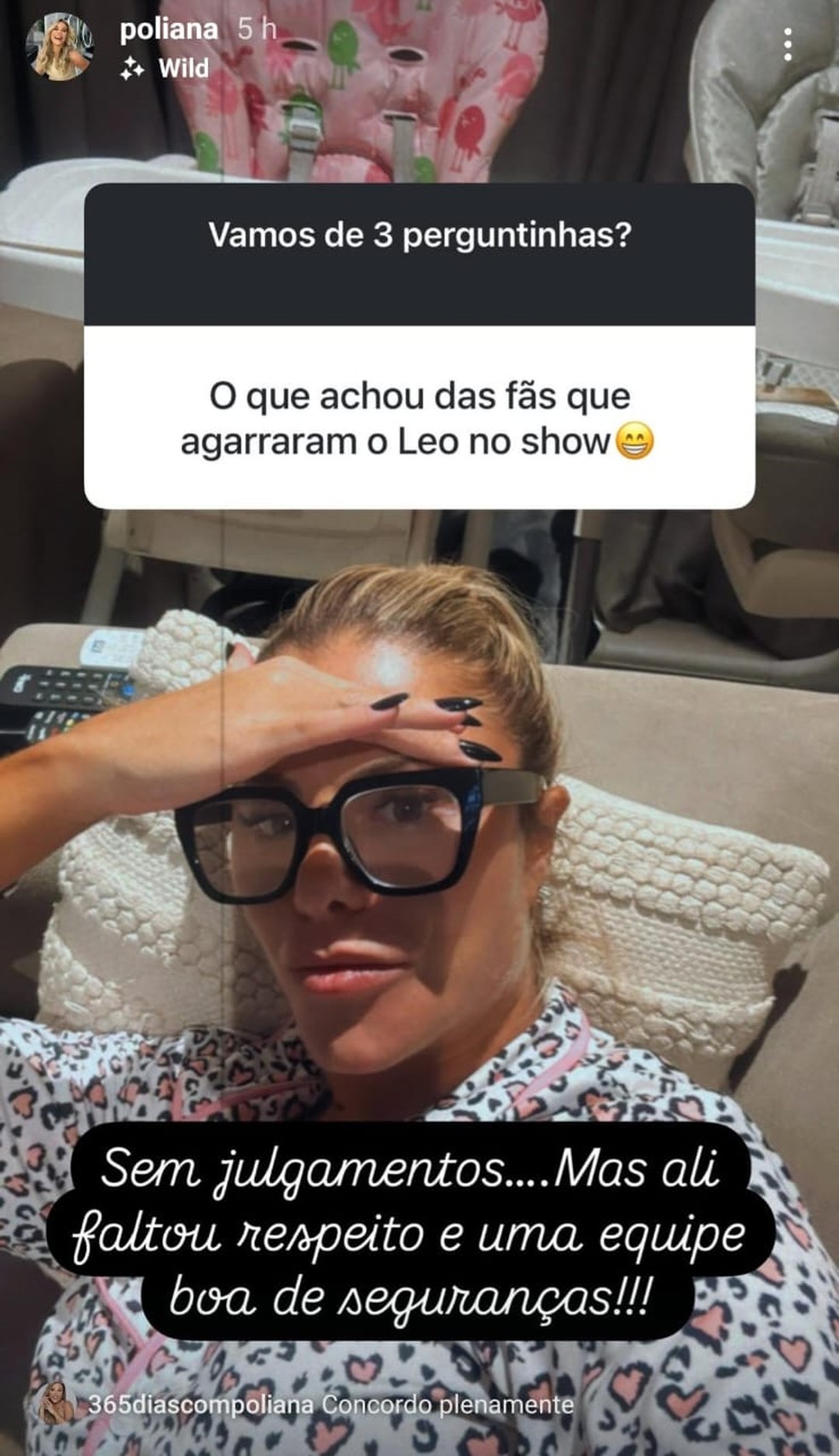 Poliana Rocha responde internautas no Instagram — Foto: Reprodução/Instagram