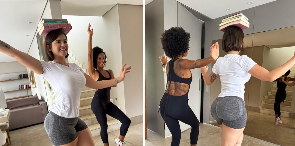 Musa do Carnaval 2024, Kerolay Chaves faz aulas de samba equilibrando