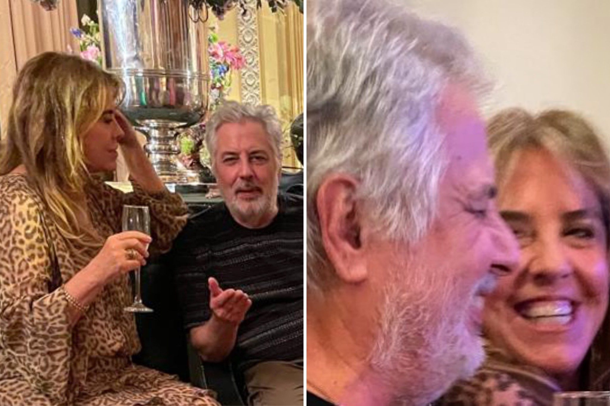 Roberto de Carvalho publica fotos com ex-namorada da juventude e recebe apoio de famosos