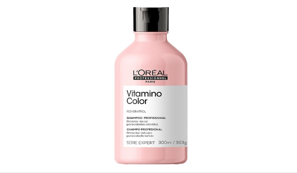 Shampoo Vitamino Color L'Oréal Professionnel Paris contém resveratrol, um poderoso antioxidante — Foto: Reprodução/Amazon