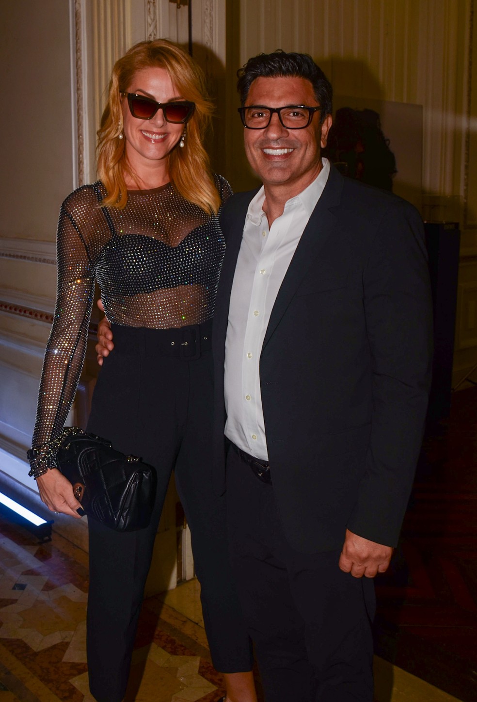 Ana Hickmann e Edu Guedes — Foto: Araujo/AgNews