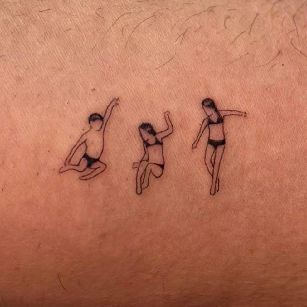 Tatuagem de William Bonner — Foto: Reprodução/Instagram