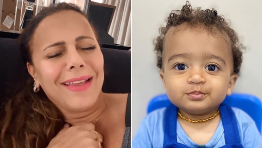 Vídeo: Viviane Araujo 'sofre' com primeiro dia do filho na creche