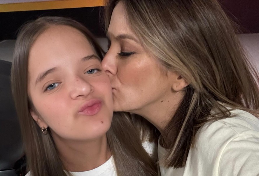 Ticiane Pinheiro se declara a Rafa Justus antes de vê-la pela última vez em  2024: 'Vai viajar com o pai'