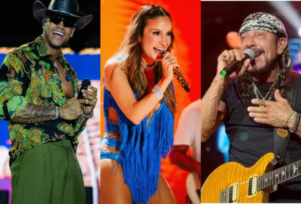 Leo Santana, Claudia Leitte e Bell Marques — Foto: Reprodução/Instagram