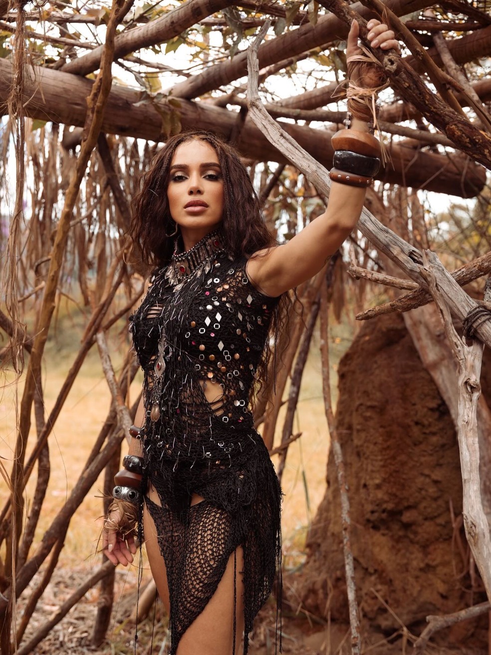 Anitta e Marina Sena após lançamento de single — Foto: Reprodução/Instagram