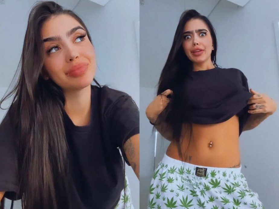 MC Mirella se pronuncia sobre gravidez ao exibir a barriga
